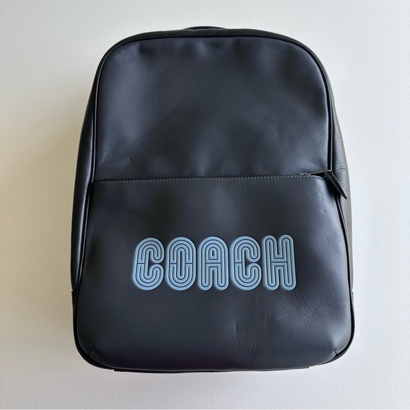 EUC COACH Westway Midnight/Black Unisex Backpack - Picture 5 of 8